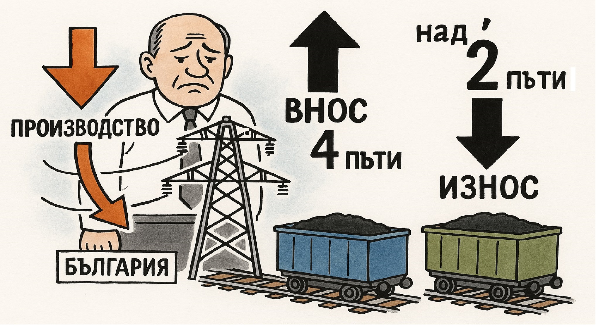 За да разберете колко е зле една държава погледнете енергетиката и!